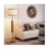 Stabil Metallstehlampe kreatives Wohnzimmer Schlafzimmer vertikaler Stehlampe Lampenschild Stehlampe dimmbare Stehlampe Praktisch