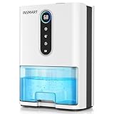 INSMART Luftentfeuchter Elektrisch, 2000 ML Tragbarer Raumentfeuchter für Zuhause, home, 7-farbiges LED-Licht Luftentfeuchter Keller, Gegen Feuchtigkeit und Luftreinigung
