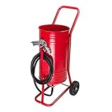 Dema Sandstrahlgerät 30L Sandstrahler Kabine Mobil, 4,3-7,5 Bar, 400-700 L/min, Effizienter Sandstrahler für Metall, Holz und Rostentfernung