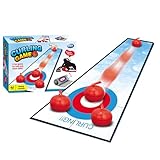 Youding Tabletop-Curling-Spiel, PVC-Kompakt-Curling-Familienspiele, pädagogische Bowling-Curling-Team-Brettspiele, Tabletop-Shuffleboard für Spaß und Unterhaltung