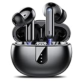 Bluetooth Kopfhörer, ANC Aktive Noise Cancelling Kopfhörer, ENC Clear Calls mit 4 Mikrofon, Kopfhörer Kabellos, Bluetooth 5.3 Kopfhörer mit Ladecase, 25 Stunden Akkulaufzeit, HiFi Stereo Kopfhörer