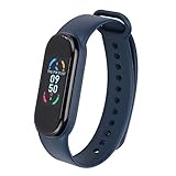Sport-Smart-Armband, Wasserdichtes IP67-Smart-Armband mit Schrittzähler, Herzfrequenzmesser, Schlafmonitor, APP-Nachricht, Genaue Aufzeichnung von Schritten, Entfernung, Verbrannten Kalorien Usw