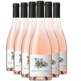 French Bouledogue Pays d'Oc Roséwein 2024 - g.g.A. - Languedoc - Roussillon Frankreich - Rebsorte Grenache, Cinsault - 6x75cl