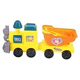 Warmhm 1 Satz Eimerspielzeug für den Strand aus Sandform Cartoon-Grabwerkzeug- Sandwerkzeuge für Sandspielzeug für Kleinkinder Plastik Yellow Zufällige Farbe