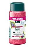 Kneipp Badekristalle Muskel Aktiv -Sondergröße- mit wertvollem ätherischen Wacholder-, Eukalyptus- und Rosmarinöl, wärmend und wohltuend zur Muskulatur, limitierte Edition, 720g