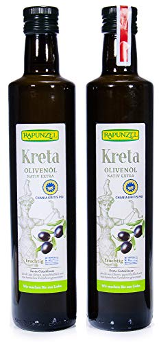 Rapunzel Bio Olivenöl Kreta P.G.I., nativ extra (2 x 0,50 l)
