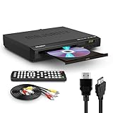HDMI DVD Player für Fernseher - 1080P HD | Alle Regionen DVD, CD Player mit USB Wiedergabe und Fernbedienung | Home DVD Spieler RCA, CD, Video, TV | Nicht Blueray | Majority CD/DVD Player