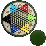 Sternhalma Spielset - Holz-Brettspiel Klassiker Für 2-6 Spieler - Strategiespiel Für Familienabende Gartenpartys Erwachsene Und Kinder