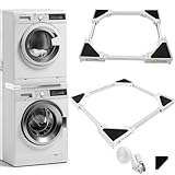 Zwischenbaurahmen Trockner Waschmaschine,Verbindungsrahmen Waschmaschine Trockner Universal,Waschmaschine Trockner Verbindung (Kunststoff Verbindungsrahmen)