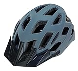 Prophete Fahrradhelm mit LED & Fidlock-Verschluss | Sicher & komfortabel für Damen & Herren | Größe 58-61 cm | Modernes Design in Grau | Integrierte LED-Rückleuchte | Verstellbarer Fahrradhelm
