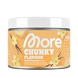 MORE Chunky Flavour, Vanilla Perfection, 150 g, vegan, Geschmackspulver zum Süßen, ohne viel Zucker und Kalorien, mit Inulin und Laktase - made in Germany