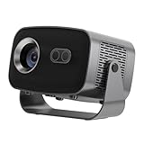 TsoLay Full HD 720P Projektor, Intelligenter Mini-Projektor Mit Dualband-WLAN 6 Und BT 5.0, 260 ANSI-Elektrofokus, Automatischer Trapezkorrektur, 180° Drehbar, Für Konferenz, Heimkino, Garten