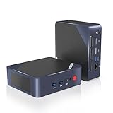 BOSGAME B95 Mini-PC, Intel Alder Lake-N95 Prozessor (bis zu 3,4 GHz), Windows 11 Pro Mini-Computer, 8 GB RAM, 256 GB SSD, Business Mini-Desktop-PC, HDMI/WLAN/Bluetooth/WOL/Automatisches Einschalten