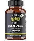 Biotiva Bockshornklee-Samen Bio 150 Kapseln - 600mg Bockshornkleesamen-Pulver - Trigonella Foenum-Graecum - ohne Zusätze, Trennmittel - vegan