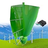 12000W Vertikale Windkraftanlage Generator Kit - 12V/24V/48V Helical Magnetic Levitation with MPPT Controller for Home and Factory Use - Efficient 2 Blade Design