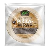 ZEC+ Protein-Pizza Wraps – 3er Pack (3 x 8 Wraps) Protein-Wraps als fertiger Low-Carb Pizzaboden zum Selbstbelegen, ideal für ein proteinreiches Low-Carb Snack, 100% vegan, Made in Germany