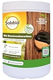 Solabiol Bio Baumwundverschluss, Wundverschluss bei Baumwunden und Rissen, für alle Obst- und Ziergehölze, 1 kg Dose, Braun