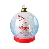 Weihnachtsschmuck – Christbaumschmuck | Explosive Kugel | Aufblasbare Weihnachtsdekoration aus PVC | Weihnachtsschmuck, Dekoration, aufblasbare Kugel für Haustür, Hof