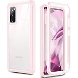 Oterkin Hülle für Samsung Galaxy S20 FE 5G, Eingebauter Displayschutz, 360° Ganzkörper Clear Cover Stoßfeste Hülle für Samsung Galaxy S20 FE 6,5 Zoll 2020 5G Rosa