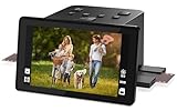 Digitaler Film- und Diascanner mit großem 5-Zoll-LCD-Display, Negativscanner und Dia Scanner zum Digitalisieren, konvertiert 135, 126 KPK, 110 Negative und Super 8-Film in 22 MP JPEG.