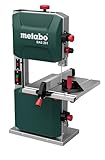 Metabo Bandsäge BAS 261 Precision – 619008000 – Bandsäge für eine hohe Präzision und stabile Schnittqualität (400 W, Schnitthöhe 103 mm)