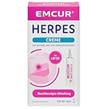 Emcur® Herpescreme mit LSF 30 | gegen Lippenherpes | ab 4 Jahren | mit Sonnenschutz | transparent | 6ml