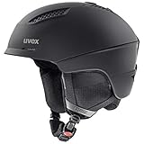 uvex Ultra - Skihelm für Damen und Herren - individuelle Größenanpassung - optimierte Belüftung - Black matt - 55-59 cm