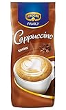 KRÜGER Family Cappuccino Schoko, aromatisiertes Getränkepulver mit löslichem Bohnenkaffee, koffeinhaltig, 500 g Beutel