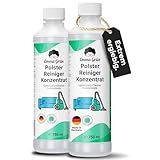 Emma Grün® Teppichreiniger & Polsterreiniger Konzentrat 2x 750ml - Waschsauger Reinigungsmittel für Teppiche, Sofas & Textilien - Reinigungsmittel Nasssauger - Polster Reinigung Made in Germany
