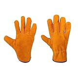 Gatuida 1 Paar Isolierte Schweißhandschuhe Arbeitshandschuhe Für Hitzeschweißer Strapazierfähig Für Herren Feuerfeste Handschuhe Feuerfeste Handschuhe Outdoor Handschuhe