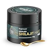 Himalaya Shilajit Resin 50g - Energie durch Fulvinsäure (88%), Huminsäure & 85 Spurenelemente - Shilajit Original Harz mit Ashwagandha & Kurkuma - Alternative zu Shilajit Kapseln - WeightWorld