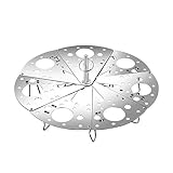 Edelstahl Dampfplatte Faltbares Dampfgarer Rack Einziehbares Dampftablett Küchenwerkzeug Zum Kochen Topf