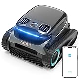 AIPER Scuba S1 Pro Poolroboter Boden und Wand mit Horizontaler Wasserlinienreinigung, Intelligenter Navigation, 180 Minuten Batterielaufzeit, Poolsauger Ideal für Eingelassene Pools bis zu 200㎡