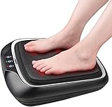 RENPHO Fußmassagegerät mit Wärme, Shiatsu Fussmassagegerät Elektrisch,18 Flexible Kneading Massageköpfen, Fussmassagegerät für Plantar Fasciitis, Vatertagsgeschenk für Papa