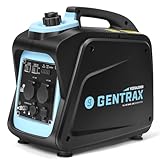 GENTRAX Inverter Stromerzeuger 2000W 1700W MAX, Notstromaggregat benzin leise mit Reiner Sinus, Stromgenerator Benzin Superleise mit USB 230V Steckdosen für Camping, Outdoor, Baustelle, Wohnmobil