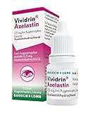 Vividrin Azelastin Augentropfen 0,5 mg/ml, Lösung: Schnelle Akut-Hilfe für die Augen bei Allergie, Erwachsene und Kinder saisonal ab 4 Jahren, 6 ml