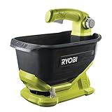 RYOBI 18 V ONE+ Akku-Universalstreuer OSS1800 (4 Liter Tank, Streubreite einstellbar (2,5 bis 3,5 m) ohne Akku und Ladegerät), grün