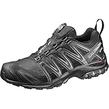 Salomon XA PRO 3D Gore-Tex, Herren Wasserdichte Trailrunning-Schuhe, Schwarz und Magnet, 40 2/3