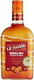 Le Favori - Triple Sec Orangenlikör 40% Vol seit 1876 - Produkt aus Frankreich (1 x 0.7 l) | 700 ml (1er Pack)