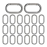Karabinerhaken für Schlüssel, Zinklegierung, Clip-Karabiner, multifunktionales Outdoor-Zubehör für Camping, Angeln, Wandern, Reisen