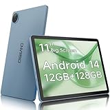 DigiLand Tab R11 Android 14-11 Zoll Tablet, MTK MediaTek Helio G80 Octa-Core Prozessor, 11 Zoll HD IPS Touchscreen, 12-Stunden-Akku, Bluetooth 5.0, 8MP + 13MP Dual-Kameras, Standgehäuse, Wi-Fi 6, Blau