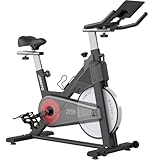JOROTO Heimtrainer Fahrrad mit Magnetischem Widerstand, Fitnessbikes mit 4-Fach Verstellbarem Lenker, Ergometer Hometrainer mit RPM Monitor, 11.8‘’ Tablet-Halterung,15KG Schwungrad - 150 KG Belastbar