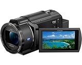 Sony FDR-AX43A 4K Kompakt-Camcorder (Ultra HD (UHD), Balanced Optical SteadyShot, 20x optischer Zoom, schwenkbarer Bildschirm), schwarz