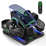 Ellipsentrainer für unter den Schreibtisch, Schreibtisch-Ellipsentrainer, Ellipsen-Beintrainer mit 15 einstellbaren Geschwindigkeiten, kompaktes und leises elektrisches Pedal für Senioren