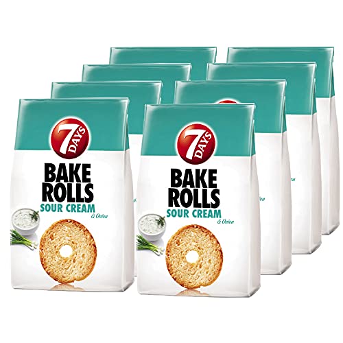 7Days Bake Rolls Sourcream & Onion 8er Pack (8 x 0.25 kg)