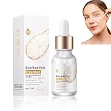 Hyaluron Serum,Serum Gesicht,Hochdosierte Reis-HyaluronsäUre,Feuchtigkeitsspendend,Aufhellend & Hautbild GläTtend FüR Strahlende Gesichtshaut