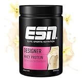 ESN Designer Whey Protein Pulver, Vanille, 908 g, bis zu 23 g Protein pro Portion, ideal zum Muskelaufbau und -erhalt, geprüfte Qualität - made in Germany