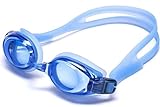 Matrik Premium Schwimmbrille – Sehkorrektur mit UV & Anti-Beschlag Minus 7.0, mit Wahl zwischen Pink oder Blau (Optische Premium Schwimmbrille – erhältlich in Pink oder Blau Minus 7.0)