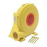 KAUITOPU 750W Gebläse für aufblasbare Produkte – Leise & Tragbar, Langlebiges Flammhemmendes Design, Schnelles Aufblasen für Hüpfburgen & Luftsofas