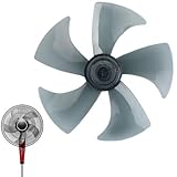 Generisch 14 Zoll/34 cm Lüfterblätter Ersatz, Universals ABS 5 Blätter Lüfterblätter für Standventilatoren Tischventilator Zubehör
